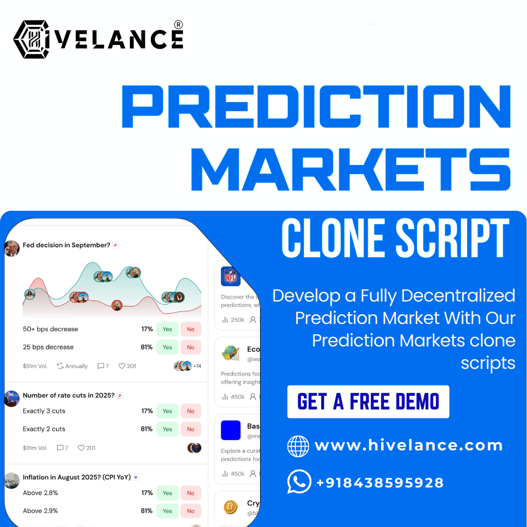 Blockchain Prediction Market Clone script at low cost